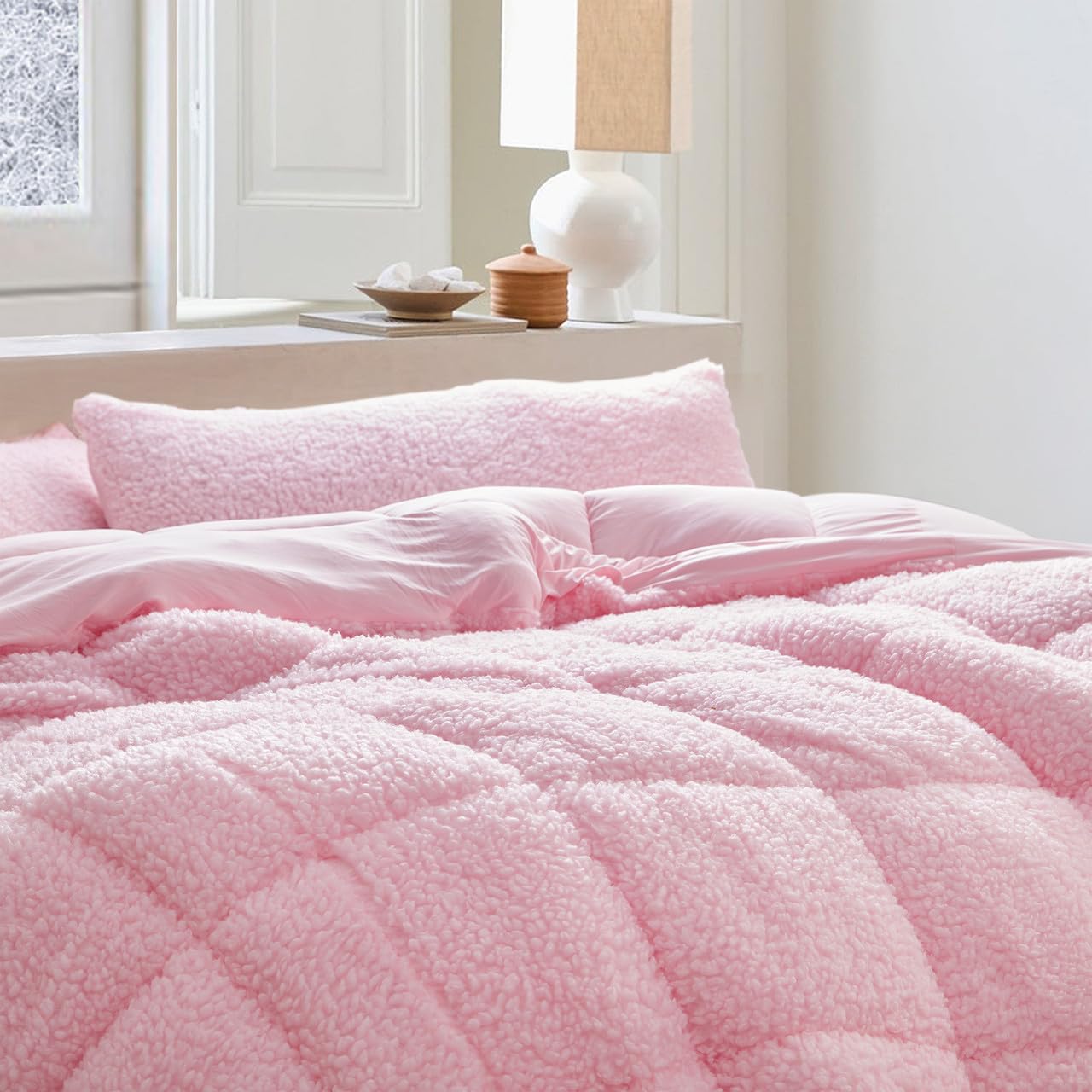Byourbed Cotton Candy - Coma Inducer® Oversized King Comforter - Bubblegum Pink | Ultra Soft Bedding for Luxurious Sleep & Cozy Nights