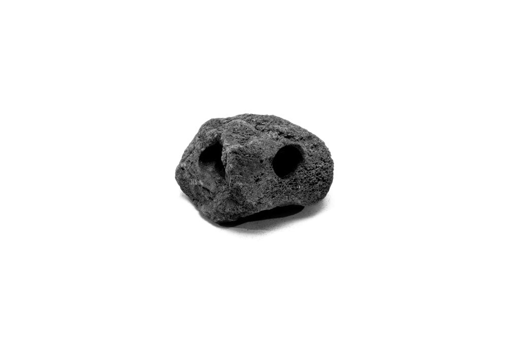 Premium Black Lava Rock Cave for Aquarium - Natural Hideout for Fish, Shrimp & Reptiles - Perfect for Terrariums, Fish Tanks & Reptile Habitats