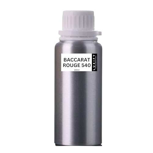 LUXIFY SCENT Baccarat Rouge 540 Perfume Oil - 100ml Pure Concentrate, Alcohol-Free & Undiluted | Long-Lasting Luxury Fragrance for Women & Men | Perfect for Daily Wear, Special Occasions & Gifting