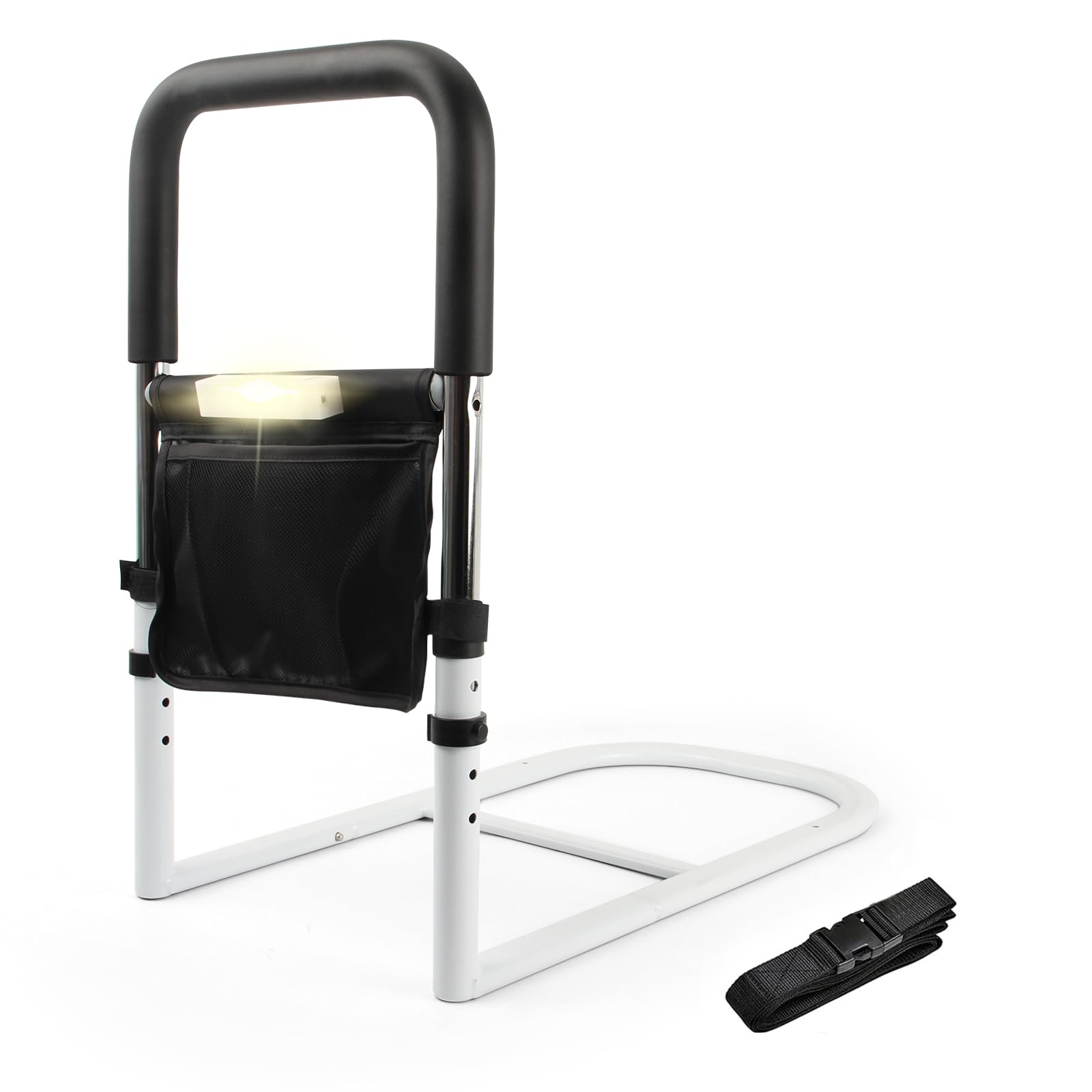 Elderly Bed Safety Rails - Adjustable Bed Assist Handles for Seniors, Fall Prevention Grab Bars for King, Queen, Full & Twin Beds - Ideal for Home Care, Hospitals & Assisted Living Facilities