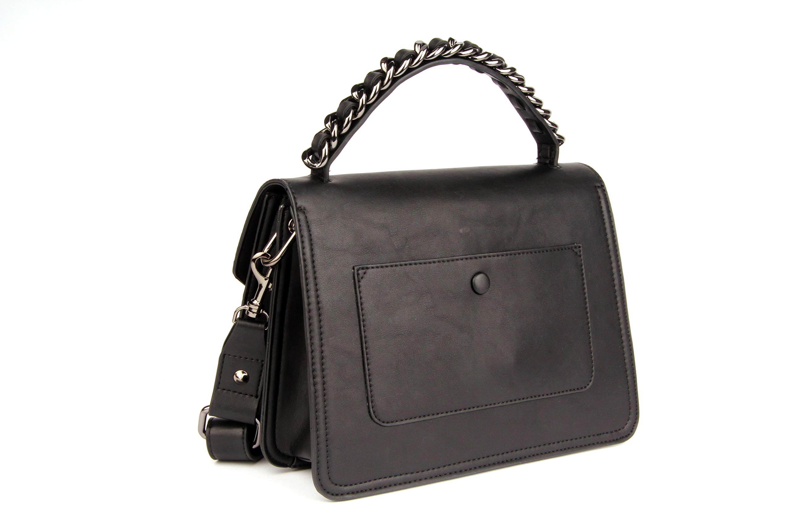 Bienali Bayla Designer Chain Strap Top Handle Flap Crossbody Bag for Women - Elegant Shoulder Purse for Parties, Dating & Night Out