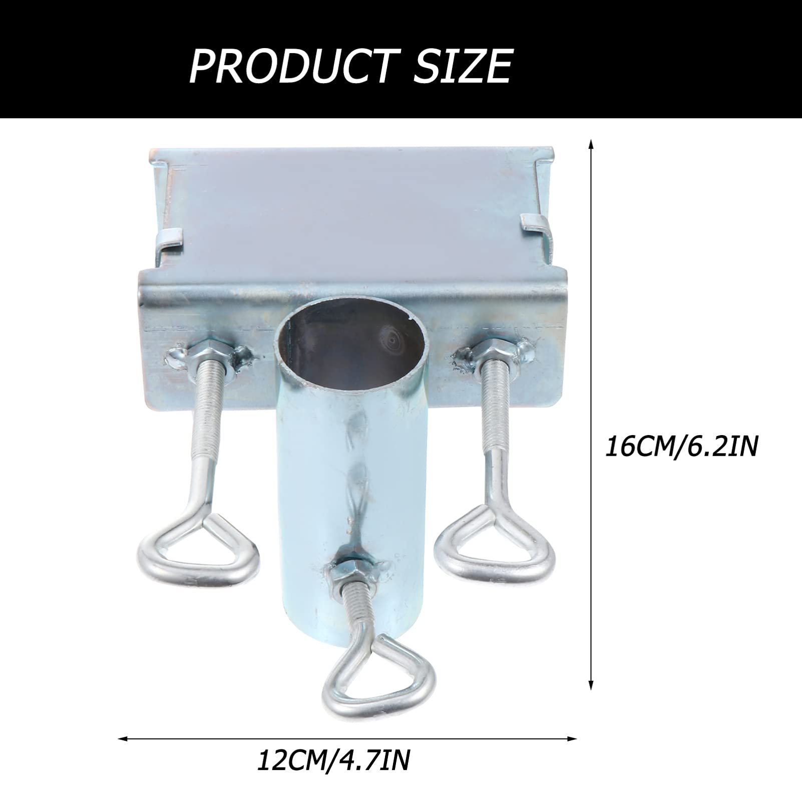 Baluue Adjustable Portable Balcony Umbrella Stand - Heavy Duty Parasol Holder with Fixed Clip, Base Stand & Clamp for Outdoor, Beach, Courtyard, Fishing & Chair Mounting | Perfect for Patio, Garden & Poolside Relaxation