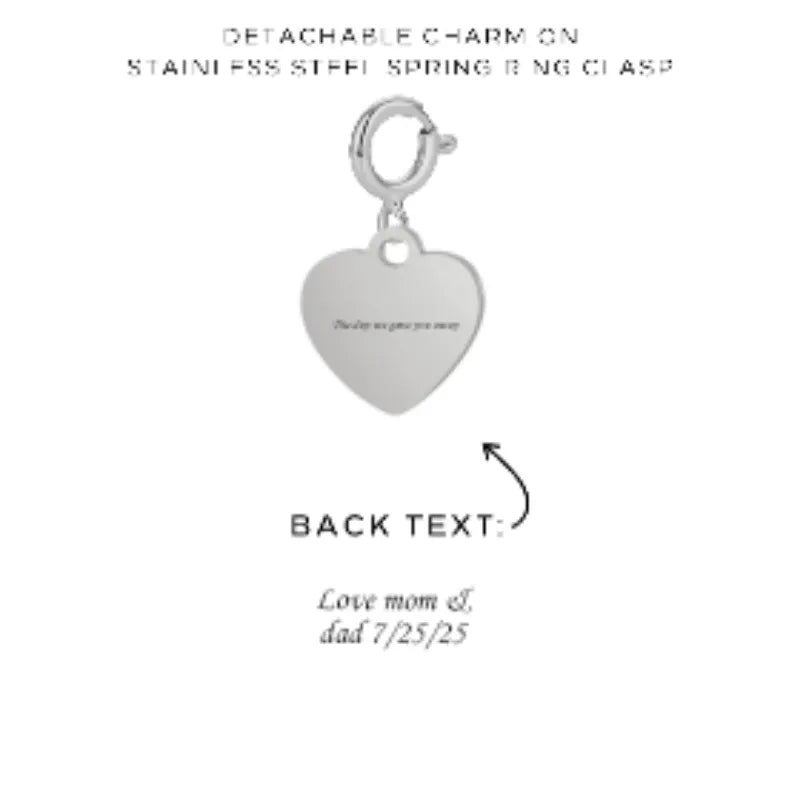 Personalized Engraved Charms with Detachable Clasp - Custom Name Jewelry for Necklaces & Bracelets - Perfect for Gifts, Anniversaries & Special Occasions - $12.00