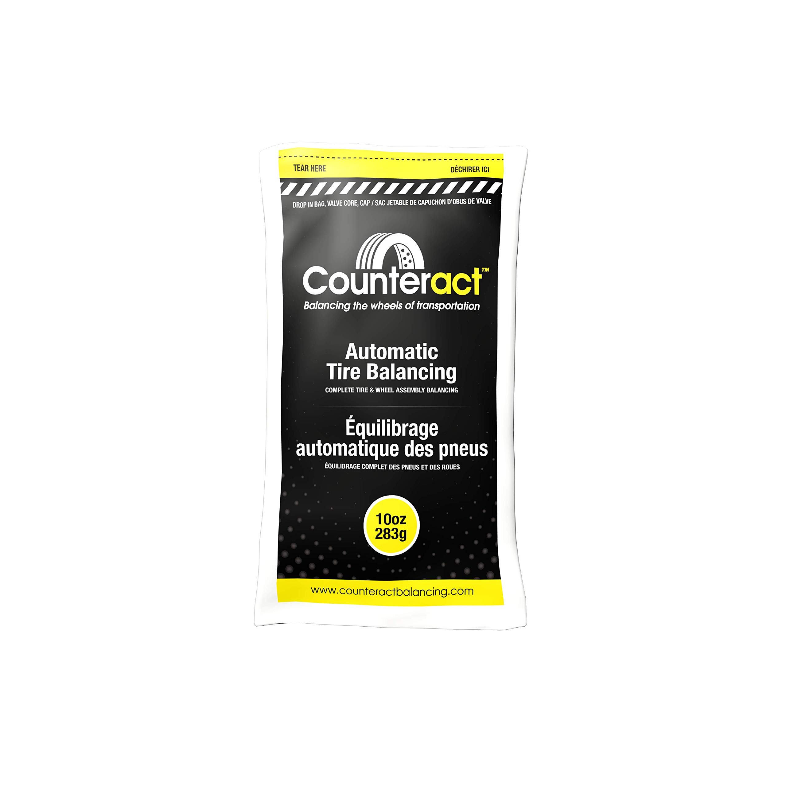 Counteract 10oz Tire & Wheel Balancing Beads - Bulk Case for Off-Road, Medium & Heavy Duty Truck Tires - Includes (20) 10oz Bead Bags, Valve Cores, Flow-Through Caps (200oz Total) - Perfect for Smooth Rides on Rough Terrain & Long-Haul Trucking