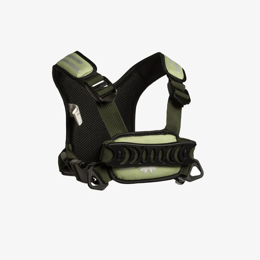 Hobbledehoo 3 Ski Harness for Kids - Adjustable Safety Belt with Quick Release Buckle - Green - Perfect for Skiing, Snowboarding & Winter Sports Training