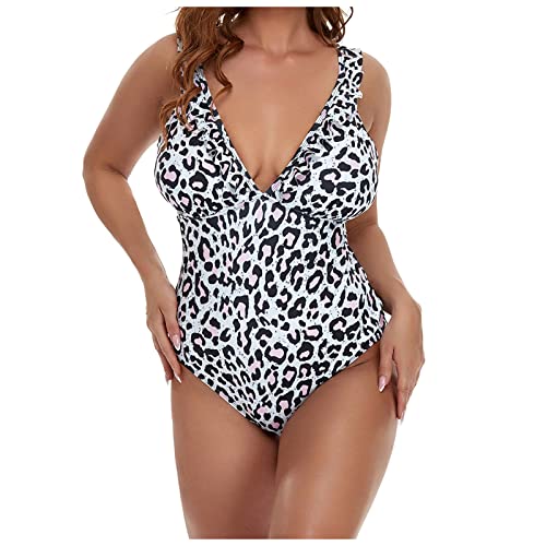 UODSVP Women's One Piece Swimsuit - Full Coverage Plus Size Bathing Suit with Chest Pads, No Steel Bra, Sexy Bikini for Curvy Women | Perfect for Beach Vacations, Pool Parties & Summer Getaways