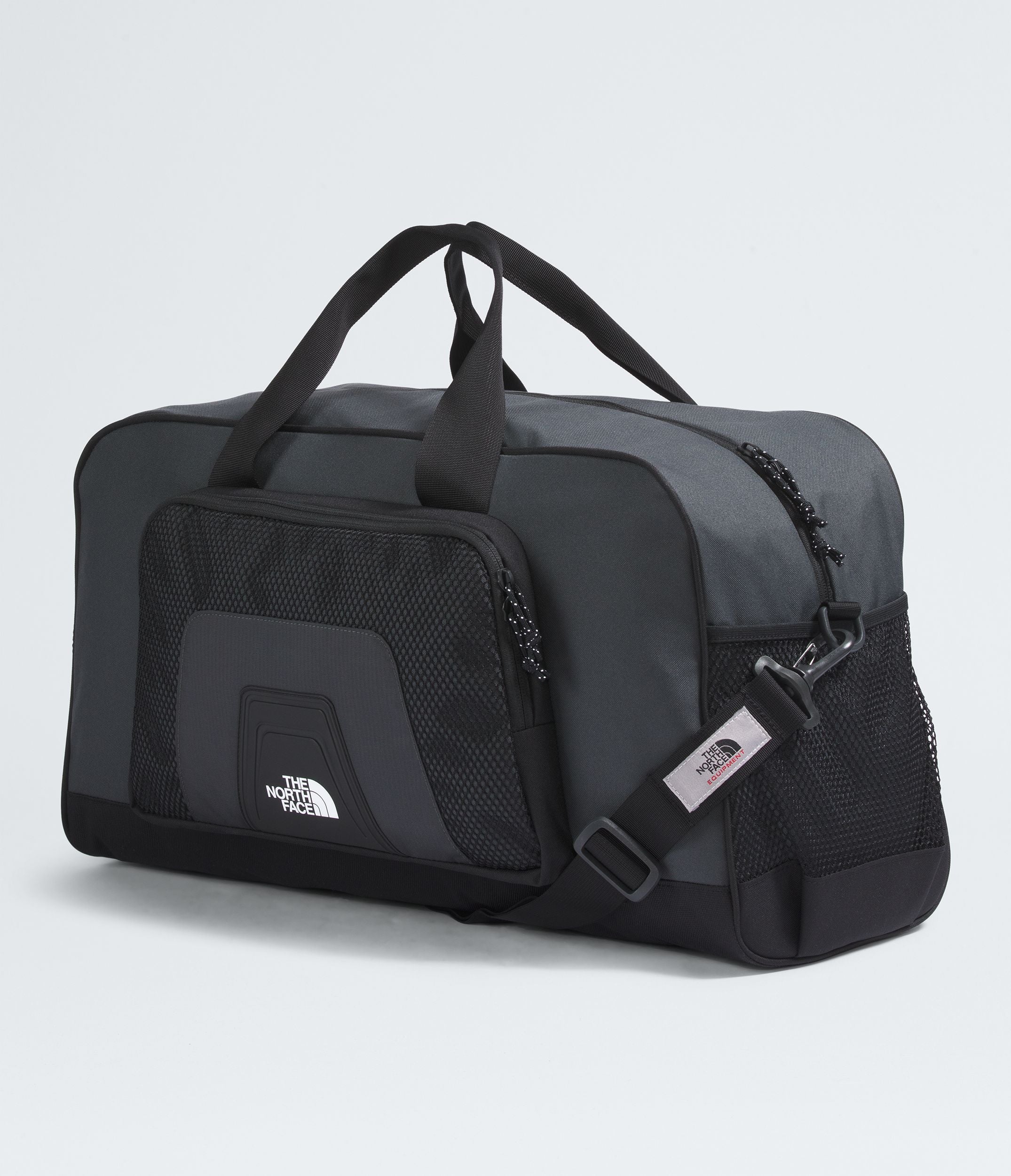 The North Face Y2K Duffel Bag - Waterproof Travel Duffel for Gym, Hiking & Weekend Trips - Durable Carry-On Luggage with Shoulder Strap (Black) - Perfect for Outdoor Adventures & Sports Travel