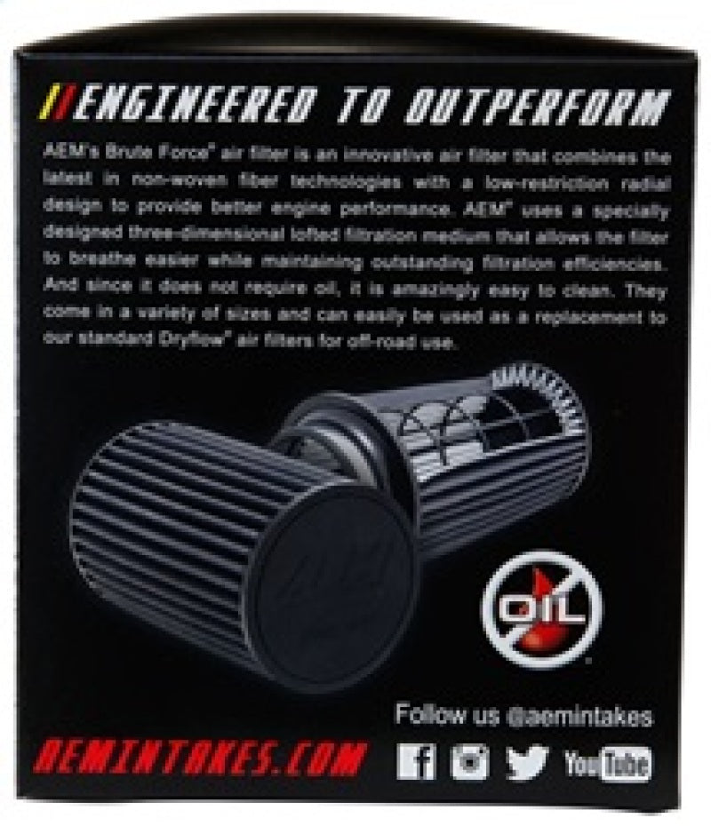 AEM Dryflow 3.25