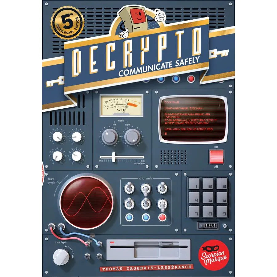 Decrypto 5th Anniversary Edition - Award-Winning Board Game for Family Game Night & Party Entertainment