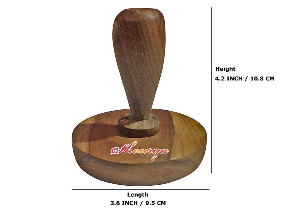 Premium Wooden Potato Masher - Heavy Duty Kitchen Tool for Mashing Potatoes, Beans & Vegetables - Smooth Ricer Presser with Ergonomic Wooden Handle - Perfect for Homemade Mashed Potatoes, Baby Food & Baking