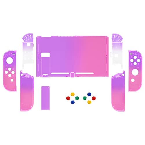 Clear Atomic Purple Rose Red