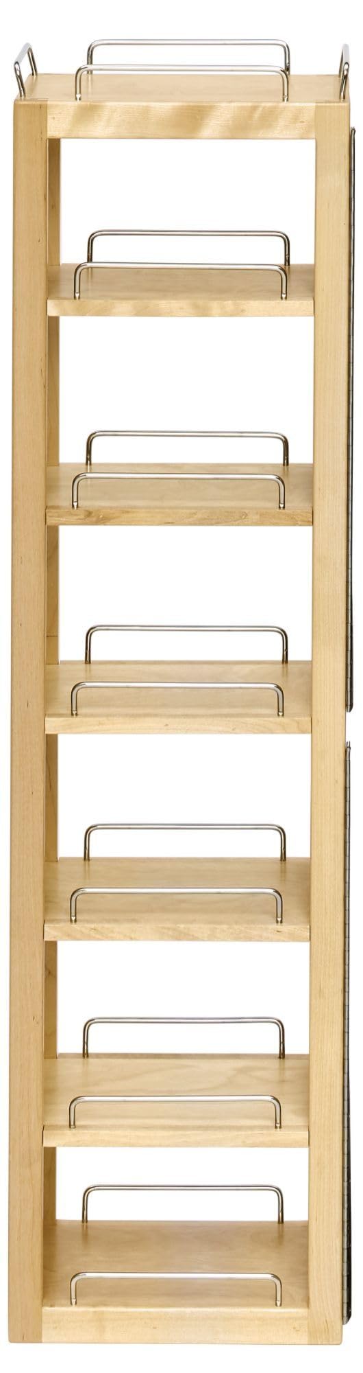Rev-A-Shelf Wood Base Cabinet Swing-Out Organizer - Expandable Storage Solution for Kitchen Cabinets, Bathroom Vanities & Pantry Organization
