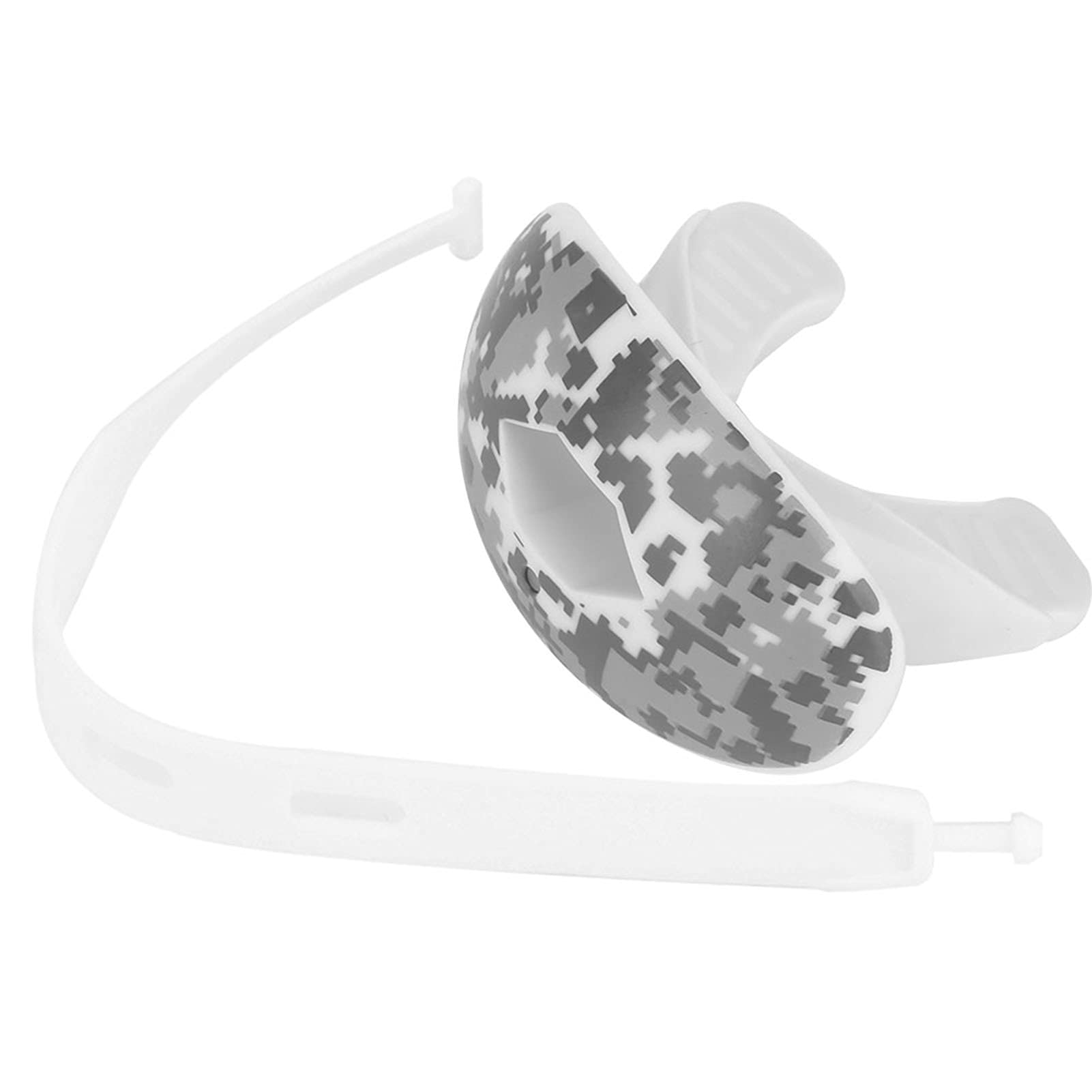 4 Colors Food Grade TPR Mouthguard - Teeth Protector for Boxing, Football, Rugby & Contact Sports (Mosaic Pattern) - Perfect for Training, Matches & Youth Sports Safety
