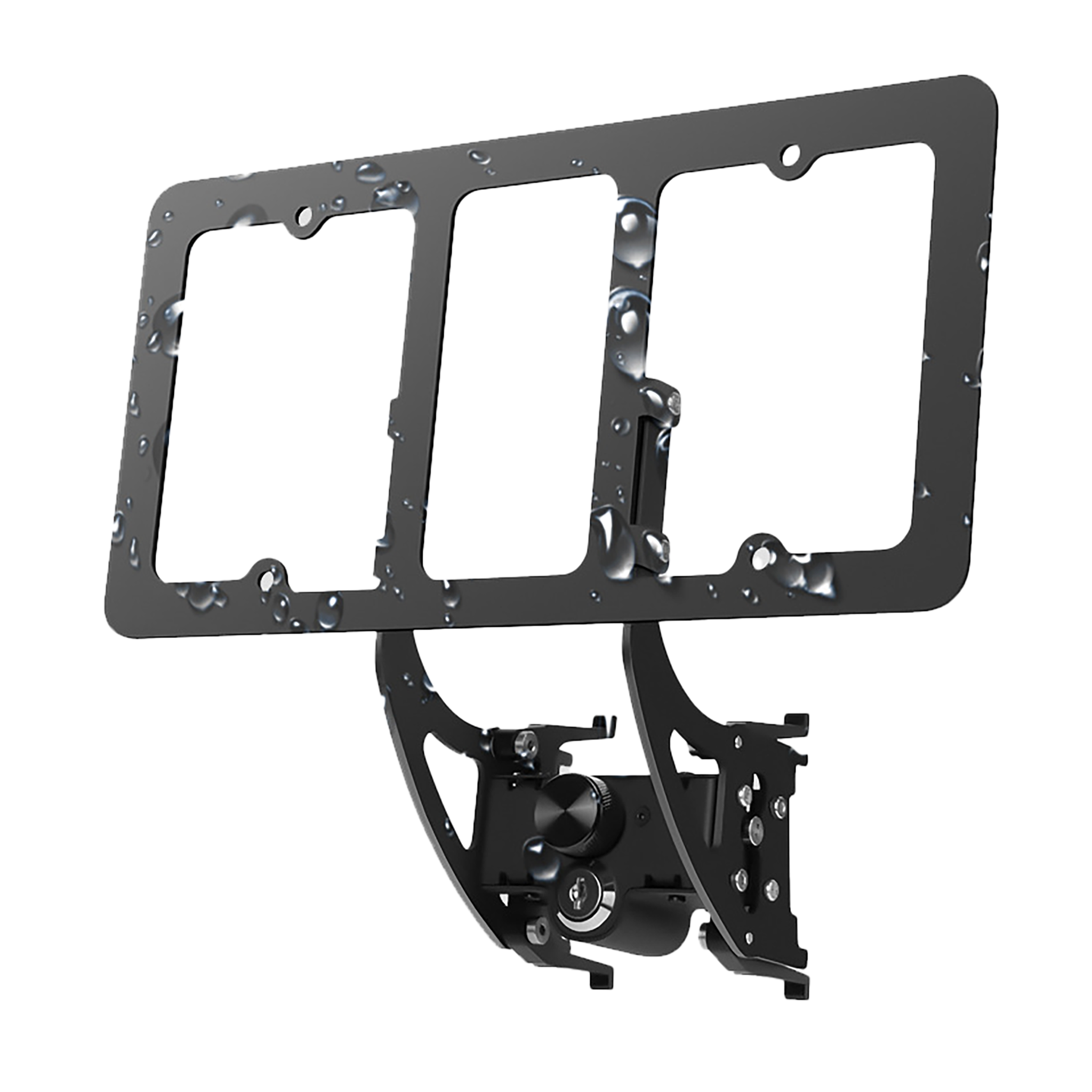 Premium Aluminum Anti-Theft License Plate Holder for Tesla Model 3, Model Y & Model 3 Highland – No Drill Installation – US/Canada Fit – Secure & Stylish Car Accessory for Parking & Road Trips