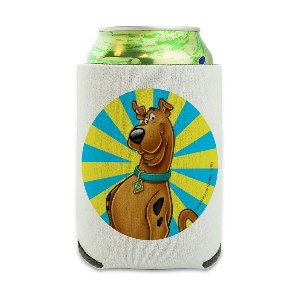 Scooby-Doo Insulated Can Cooler - Collapsible Drink Sleeve & Beverage Holder for Beer, Soda & Cans - Perfect for Parties, BBQs, Camping & Outdoor Activities