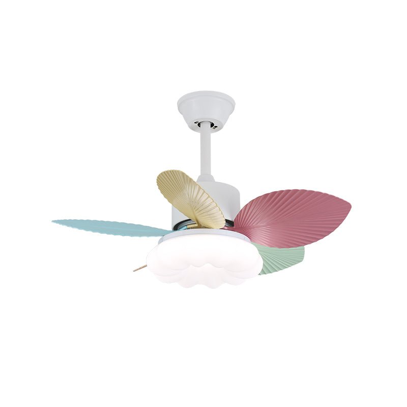 Candy Breeze Ceiling Fan with Light Kit - 52 Inch Modern Flush Mount Fan for Bedroom, Living Room & Office - Energy Efficient Quiet DC Motor, Remote Control, 3 Speeds - Perfect for Home Cooling and Air Circulation