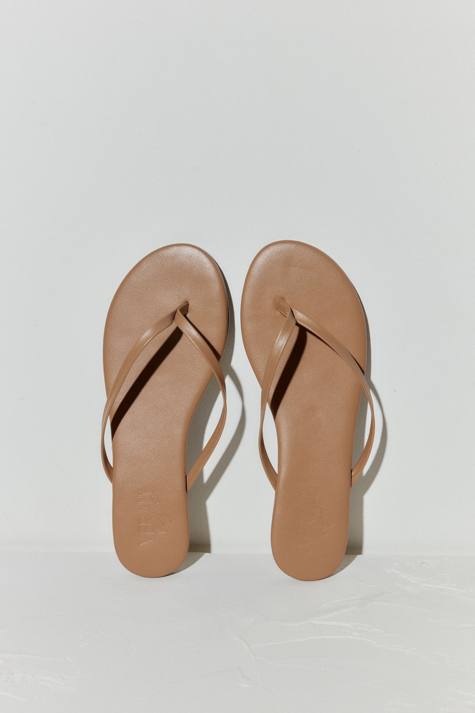Tori Thongs for Women - Dark Camel Tan Sandals | Comfortable Flip Flops for Beach, Pool & Summer Outfits