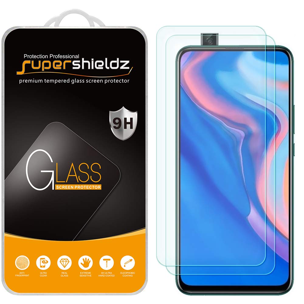 Supershieldz 2-Pack Tempered Glass Screen Protector for Huawei P Smart Pro (2019) & P Smart Z - Anti-Scratch, Bubble-Free, HD Clarity - Perfect for Daily Use, Gaming, and Outdoor Activities