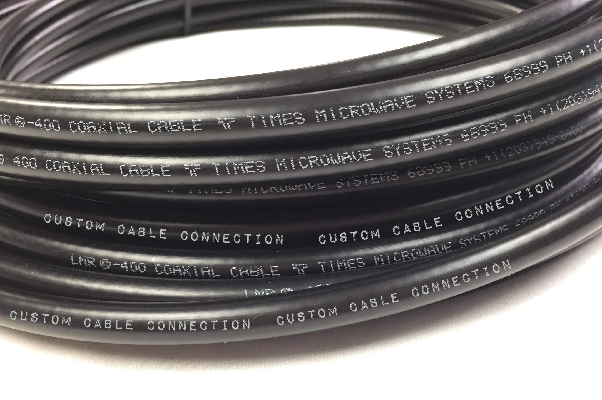 3ft LMR-400 Coaxial Cable N Male to N Female 50 Ohm Low Loss RF Extension - Perfect for Ham Radio, CB Radio, WiFi Antennas, WLAN & Wireless Feed Lines | Durable Outdoor/Indoor Use for Signal Boosting & Long-Distance Transmission