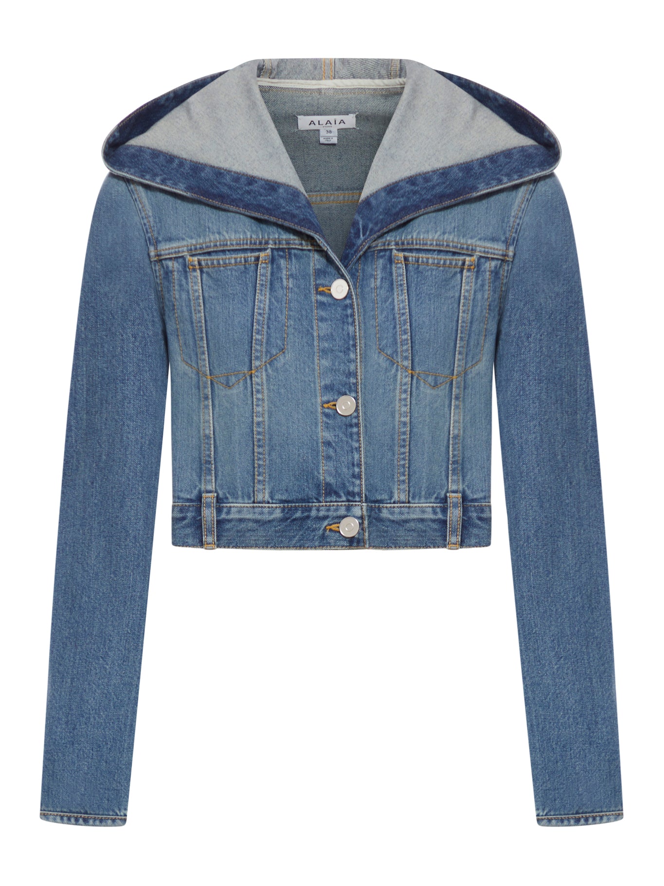 Stylish Denim Crop Hooded Jacket for Women - Trendy Streetwear & Casual Outfit Essential | Perfect for Spring, Fall & Layering