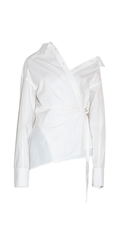 Fuze Wrap Shirt - Stylish & Comfortable Women's Fashion Top for Casual Wear, Work & Date Night | Trendy Wrap Blouse for Everyday Outfits