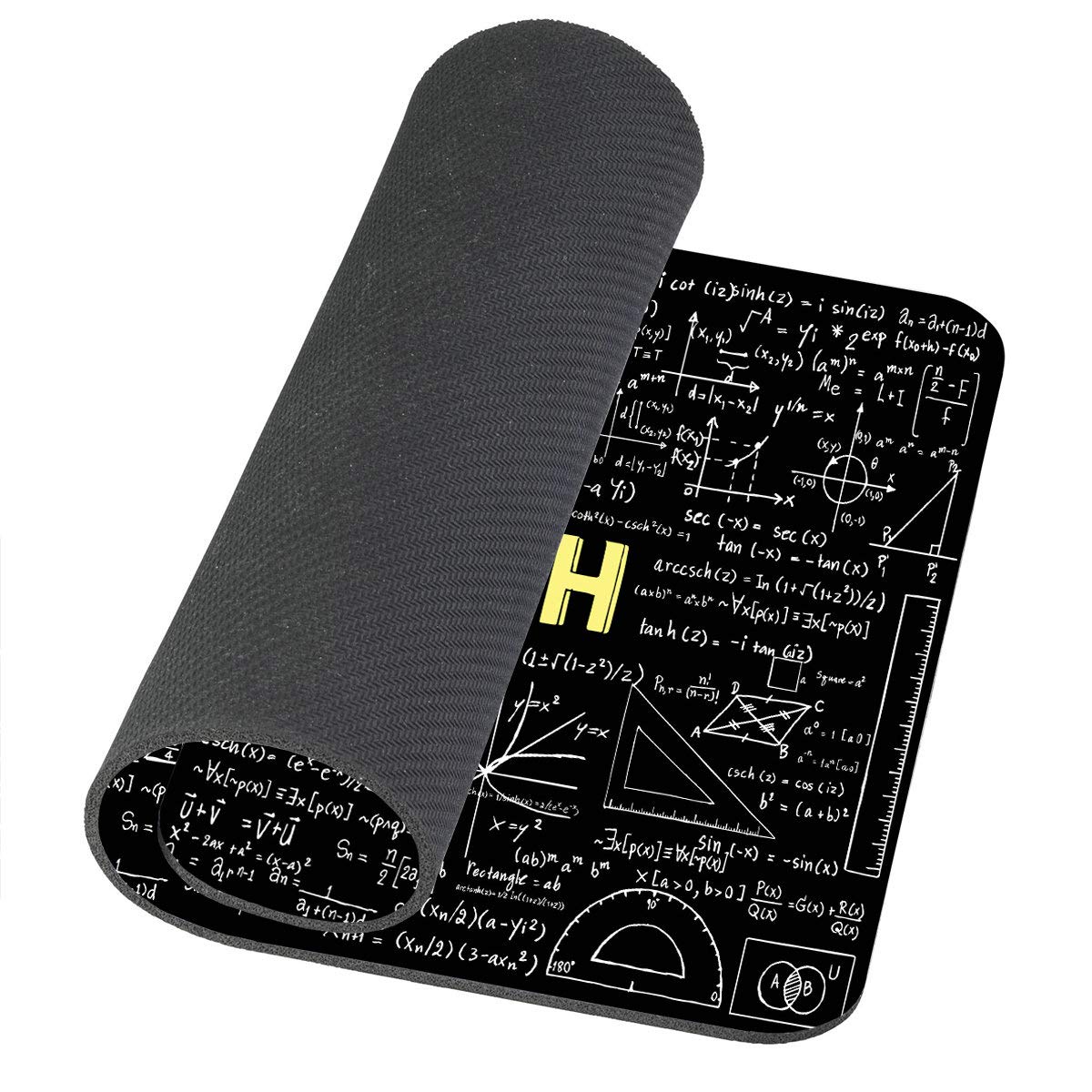Custom Rectangle Mouse Pad with Math Formulas - Non-Slip Rubber Gaming Mousepad for PC & Laptop - Perfect for Office, School & Gaming Setup