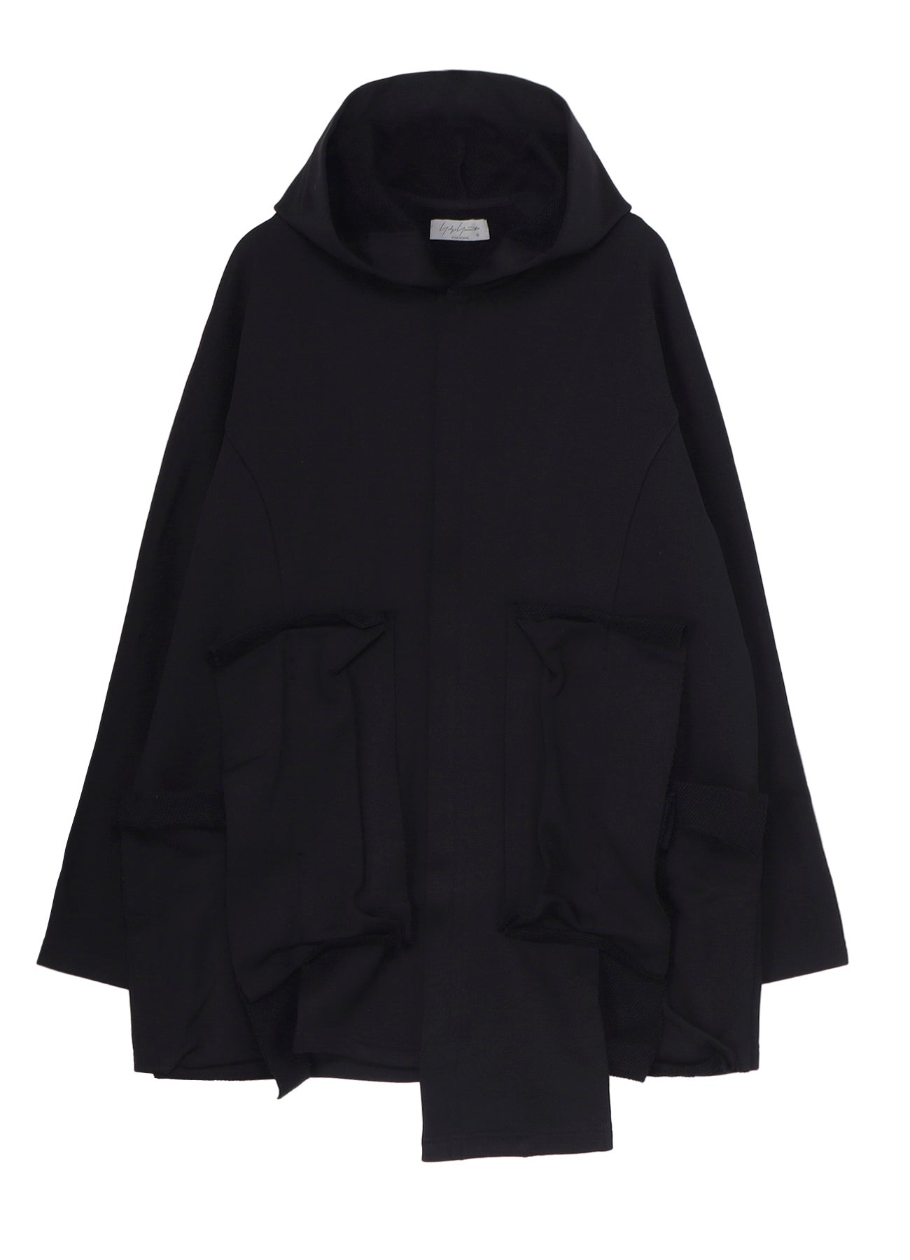 COTTON SMITH POCKET DETAIL UNBALANCED HOODIE - Men's Casual Pullover Sweatshirt with Asymmetrical Design | Perfect for Streetwear, Lounge & Everyday Comfort