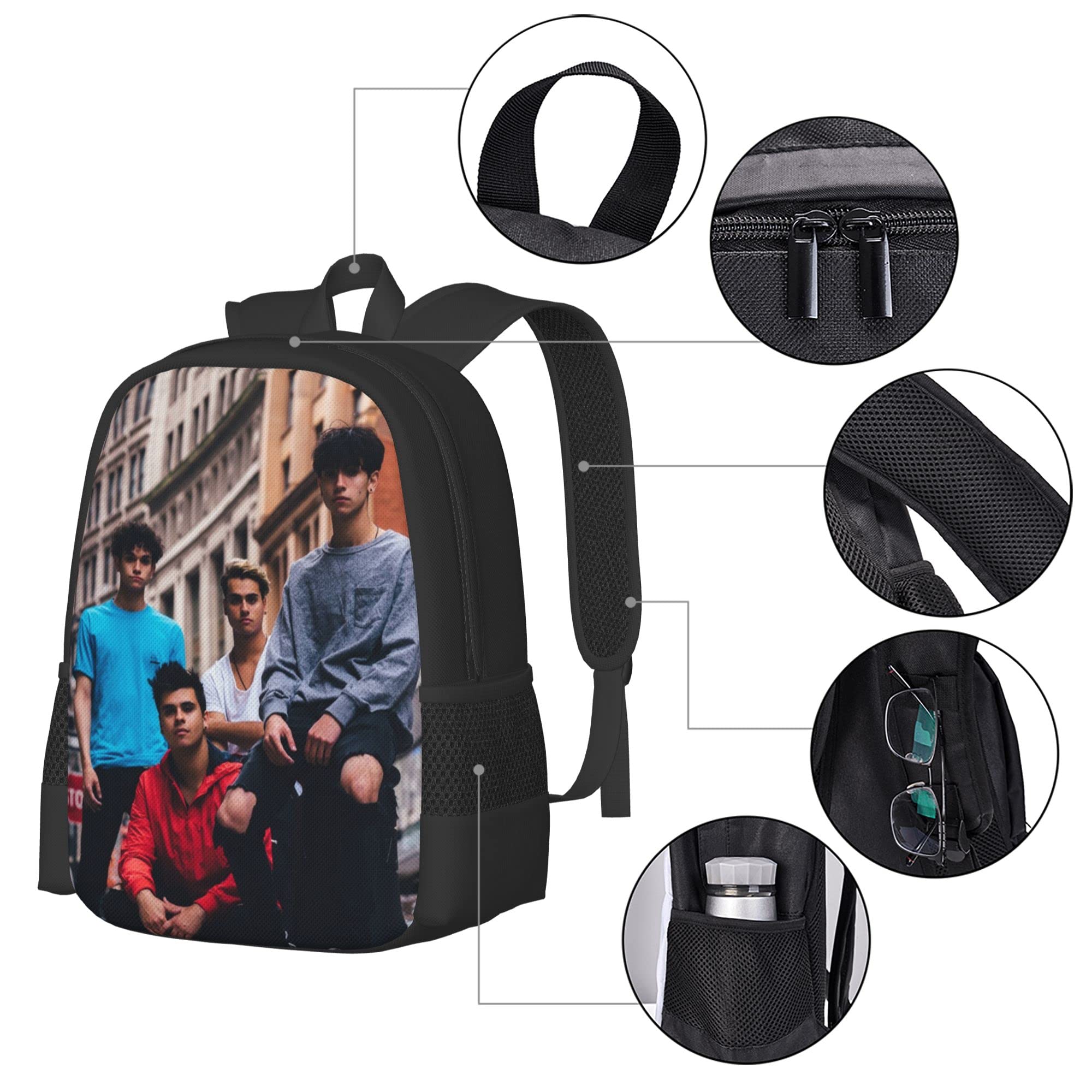 Dobre Brothers Backpack - Durable Canvas Backpack for School, College, Gym, Travel & Hiking | Water-Resistant Laptop Backpack with USB Charging Port | Perfect for Students, Commuters & Outdoor Adventures