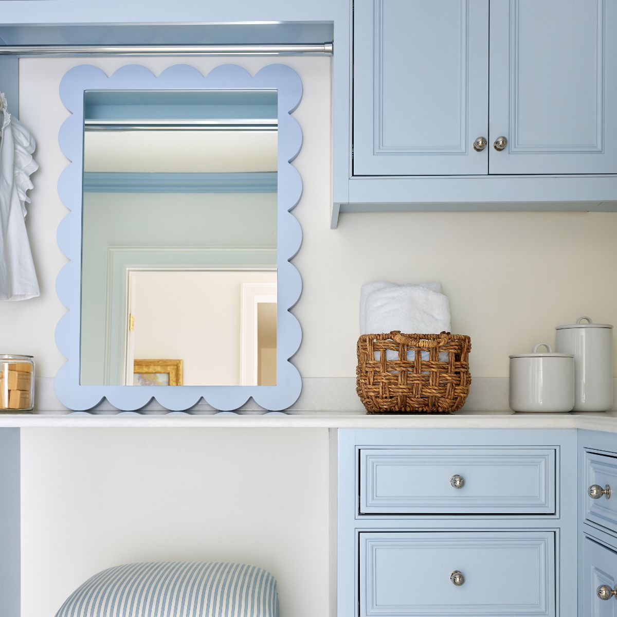 Cherie Wall Mirror - Elegant Full-Length Floor Mirror for Home Decor, Bedroom, Living Room & Entryway - Modern Framed Standing Mirror for Dressing & Vanity - Perfect for Home, Office & Salon Use