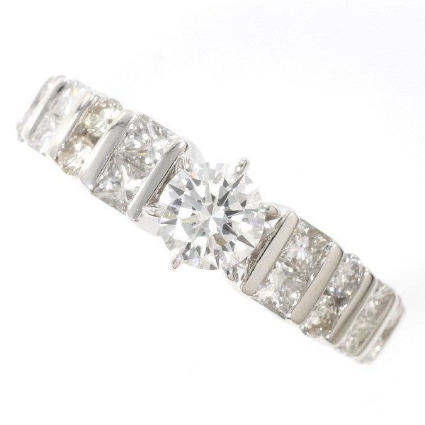 18K White Gold Diamond Ring for Women - Elegant Solitaire Engagement & Wedding Band - Perfect for Proposals, Anniversaries, and Special Occasions