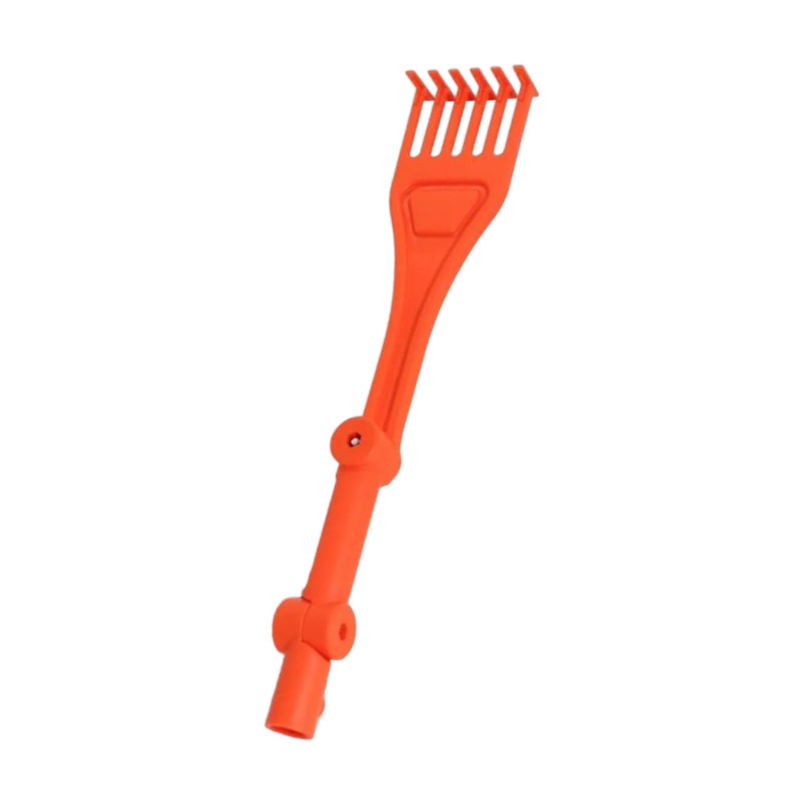 Mini Rake Garden Leaf Remover - Lightweight Roof & Gutter Cleaning Tool for Hard-to-Reach Areas | Perfect for Yard Maintenance, Roof Debris Removal & Outdoor Cleaning Tasks