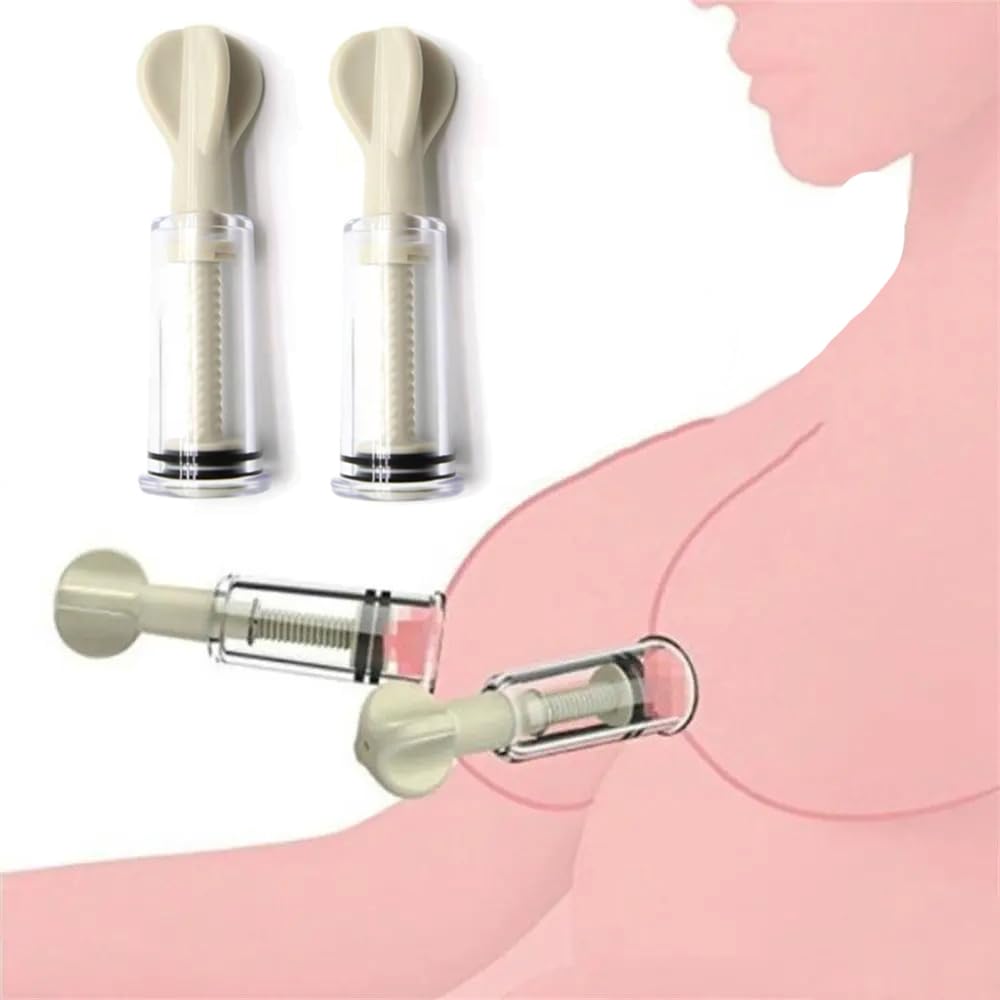 1 Pair Nipple Sucker Toys for Women & Couples - Adult Nipple Pump for Breast Stimulation & Pleasure - Sensual Nipple Massager for Lovers, BDSM & Intimate Play - Perfect for Foreplay & Spicing Up Your Sex Life