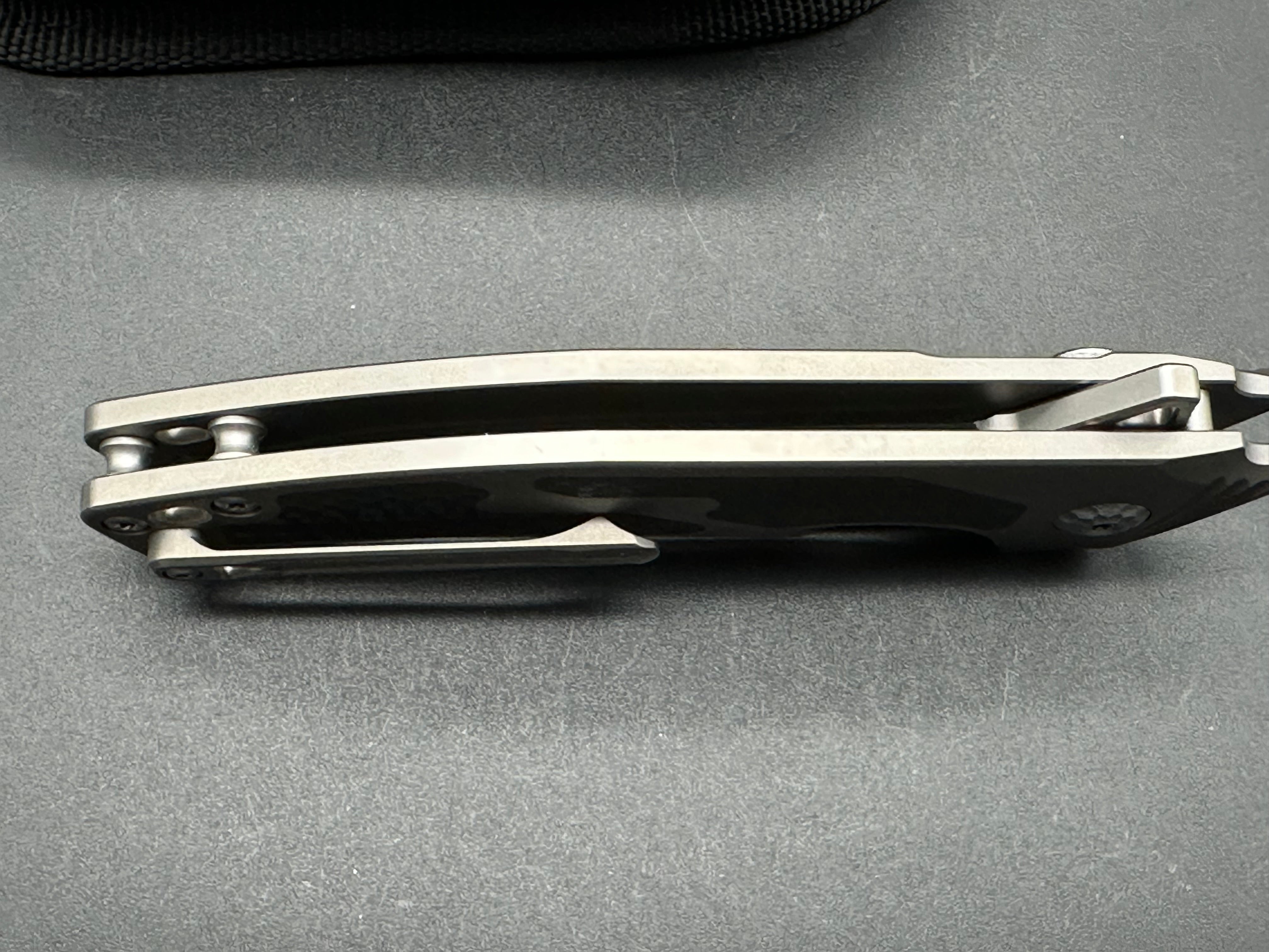 Premium Remette Steed Titanium & Carbon Fiber Handle with M390 Blade - Perfect for EDC, Outdoor Adventures & Survival Knife Collection