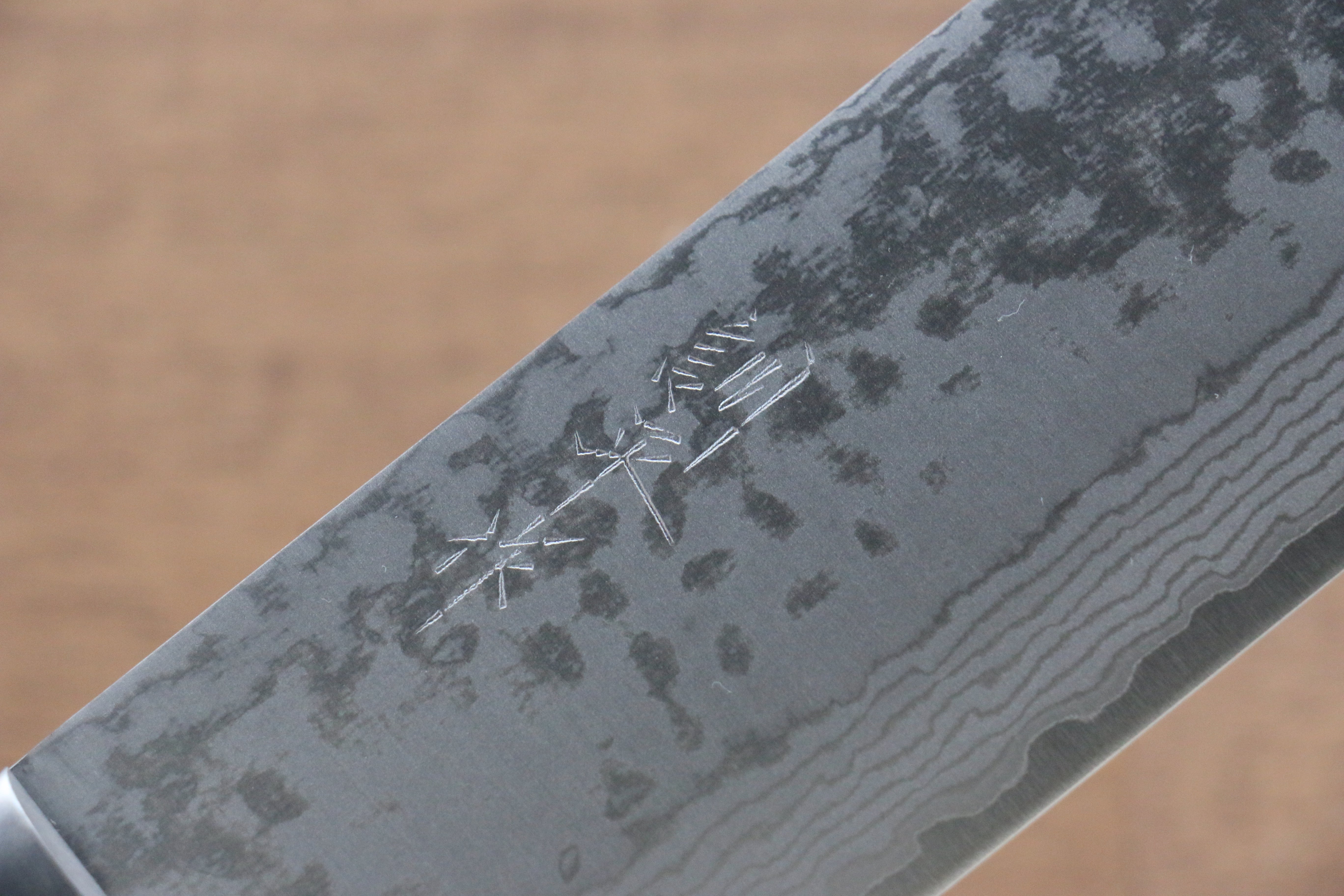 Premium Kunihira Sairyu VG10 Damascus Nakiri Knife 165mm - Japanese Chef Knife with Blue Pakka Wood Handle - Perfect for Sushi, Vegetables & Precision Cutting