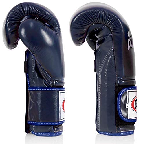 Fairtex BGV9 Muay Thai Boxing Gloves for Professionals & Trainers - Mexican Style MMA Gloves for Heavy Hitters | Lightweight, Shock-Absorbent Punching Gloves for Kickboxing, Sparring & Bag Work