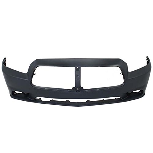 CAPA Certified 11-14 Charger Front Bumper Cover Assembly with Fog Light Holes | Part #CH1000993 & 68092597AA | Perfect for Dodge Charger Repairs & Upgrades