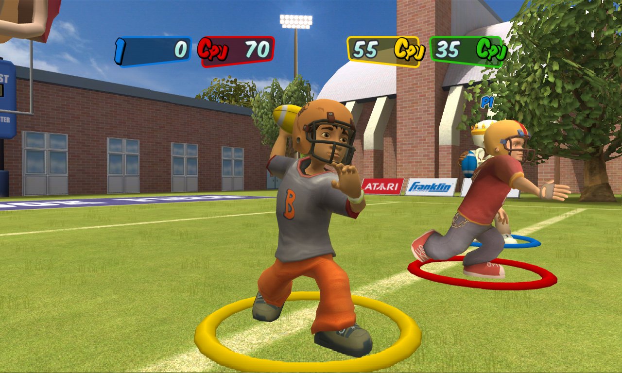 Backyard Sports Football: Rookie Rush - Nintendo Wii Game for Kids & Family - Fun Sports Simulation for Indoor & Outdoor Play