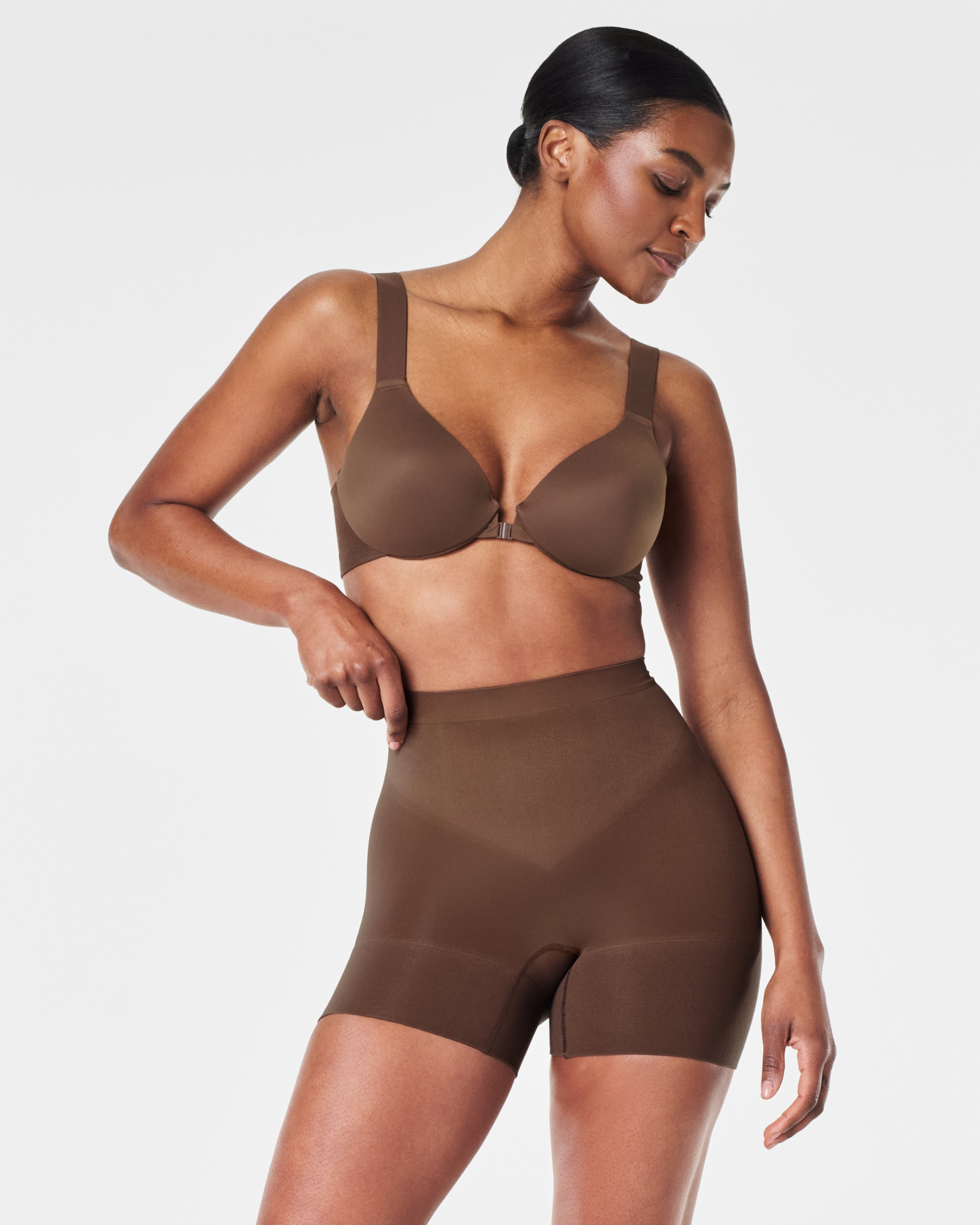 SPANXsculpt™ Seamless Power Shorty - High Waist Shapewear Shorts for Women, Tummy Control & Thigh Slimming | Perfect for Dresses, Skirts & Everyday Wear