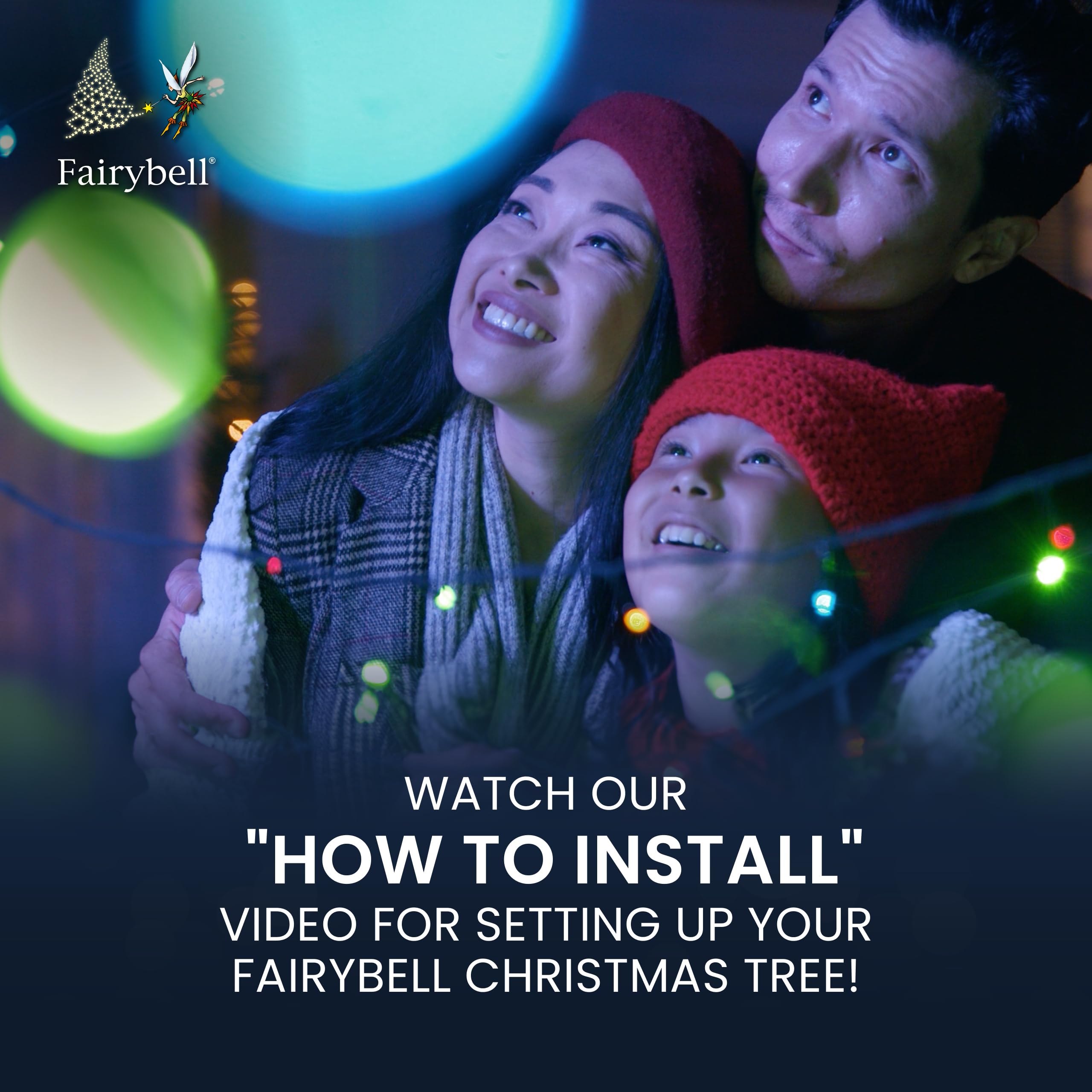 Fairybell 20ft LED Christmas Tree with 900 Warm White Lights - Outdoor Flagpole Christmas Decor for Holiday Yard & Garden Decoration - Perfect for Existing Flagpoles