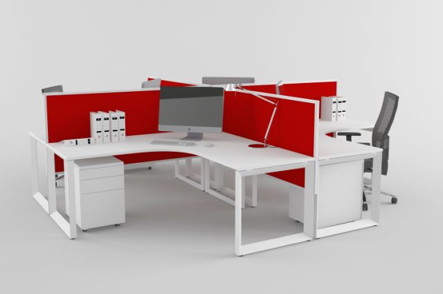 Premium Diamond Corner Workstation - Ergonomic Home Office Desk for Laptops & Computers - Perfect for Small Spaces & Remote Work