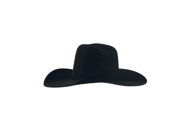 Minnick Tall Crown Suede Hat for Men & Women - Western Cowboy Hat with Wide Brim - Fashionable & Durable for Outdoor, Rodeo, and Country Events