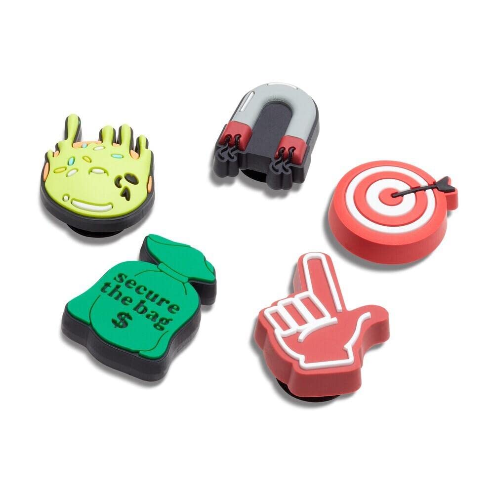 Crocs Unisex Jibbitz Shoe Charms - 12-Pack Multi-Color Fun Decorations for Teens & Kids | Perfect for Customizing Crocs, Backpacks & Accessories | Great Gift for Birthdays & Holidays