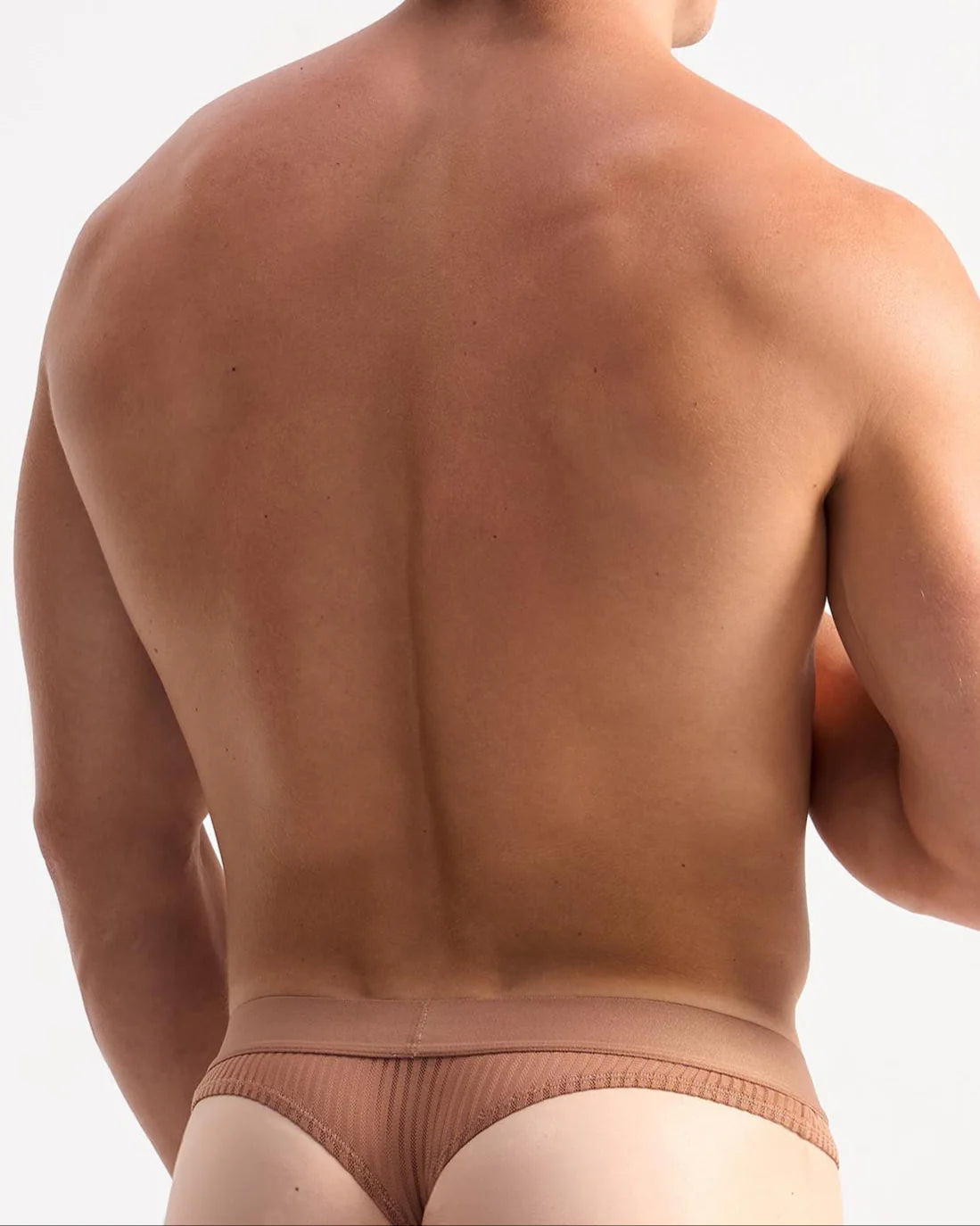 Teamm8 Casanova Mesh Thong Sepia - Comfortable & Stylish Men's Underwear for Daily Wear, Gym & Sports