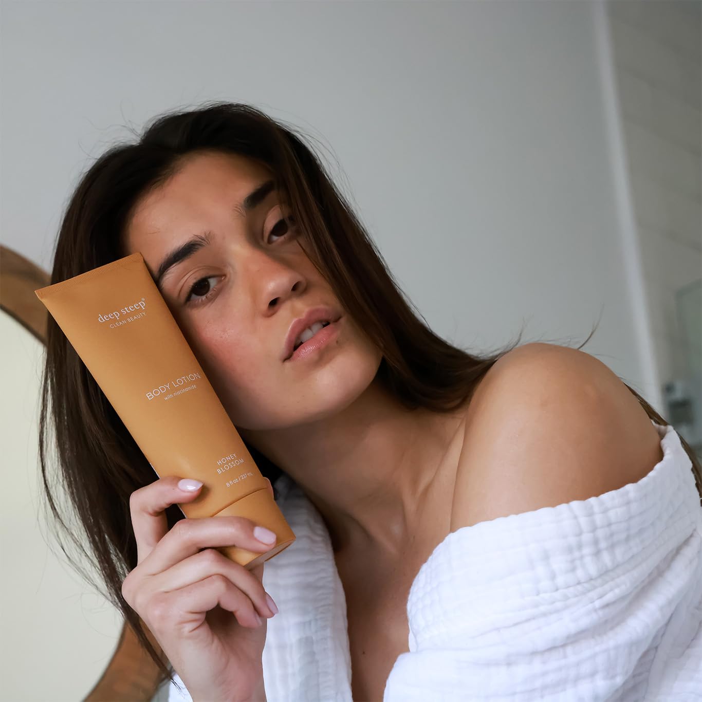 Deep Steep Honey Blossom Body Lotion - Moisturizing & Nourishing Dry Skin - Natural & Organic Ingredients - Perfect for Daily Hydration & Spa-Like Self Care at Home