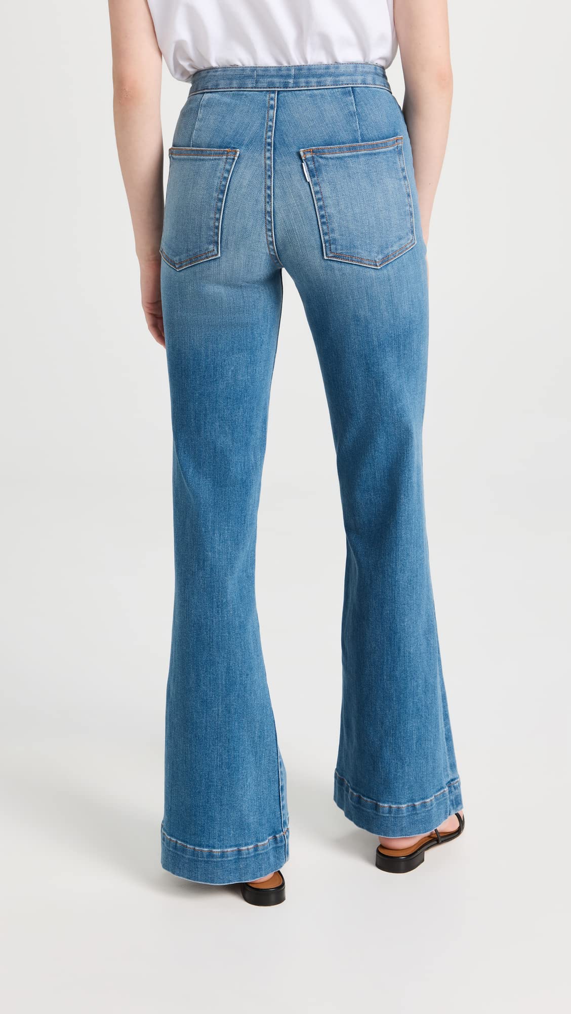 Women's Brick House Wide Leg Dynomite Jeans - High Waisted Vintage Denim Pants for Casual Outfits & Streetwear Fashion