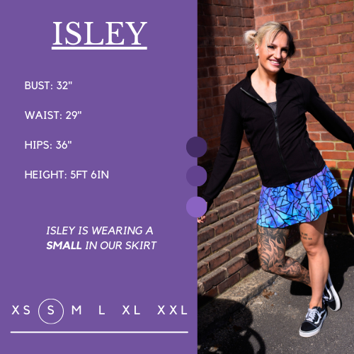 Stained Glass Print Skirt | Flowy A-Line Skirt for Women | Perfect for Summer, Beach, and Casual Outfits