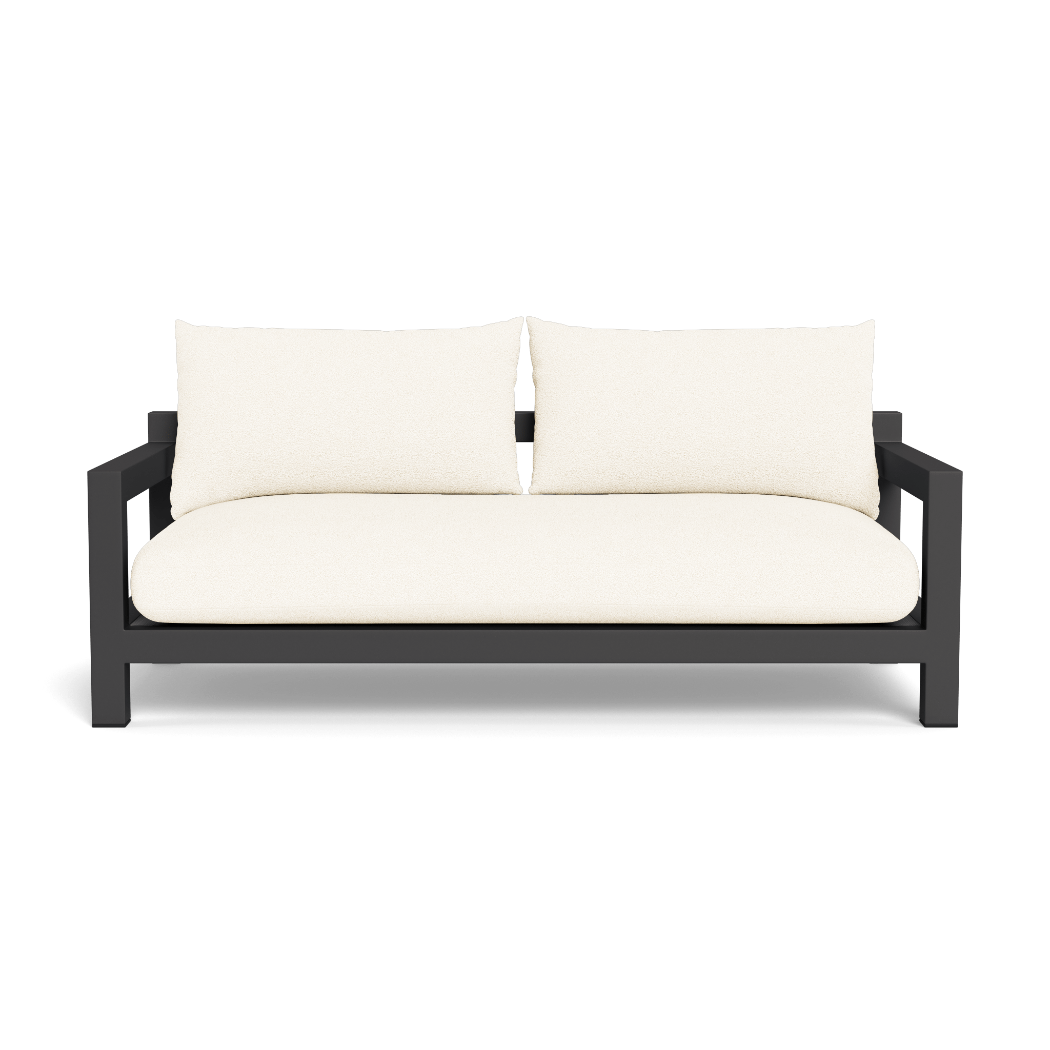 Pacific Aluminum 2-Seat Outdoor Patio Sofa - Lightweight & Weather-Resistant for Garden, Poolside, or Balcony Relaxation