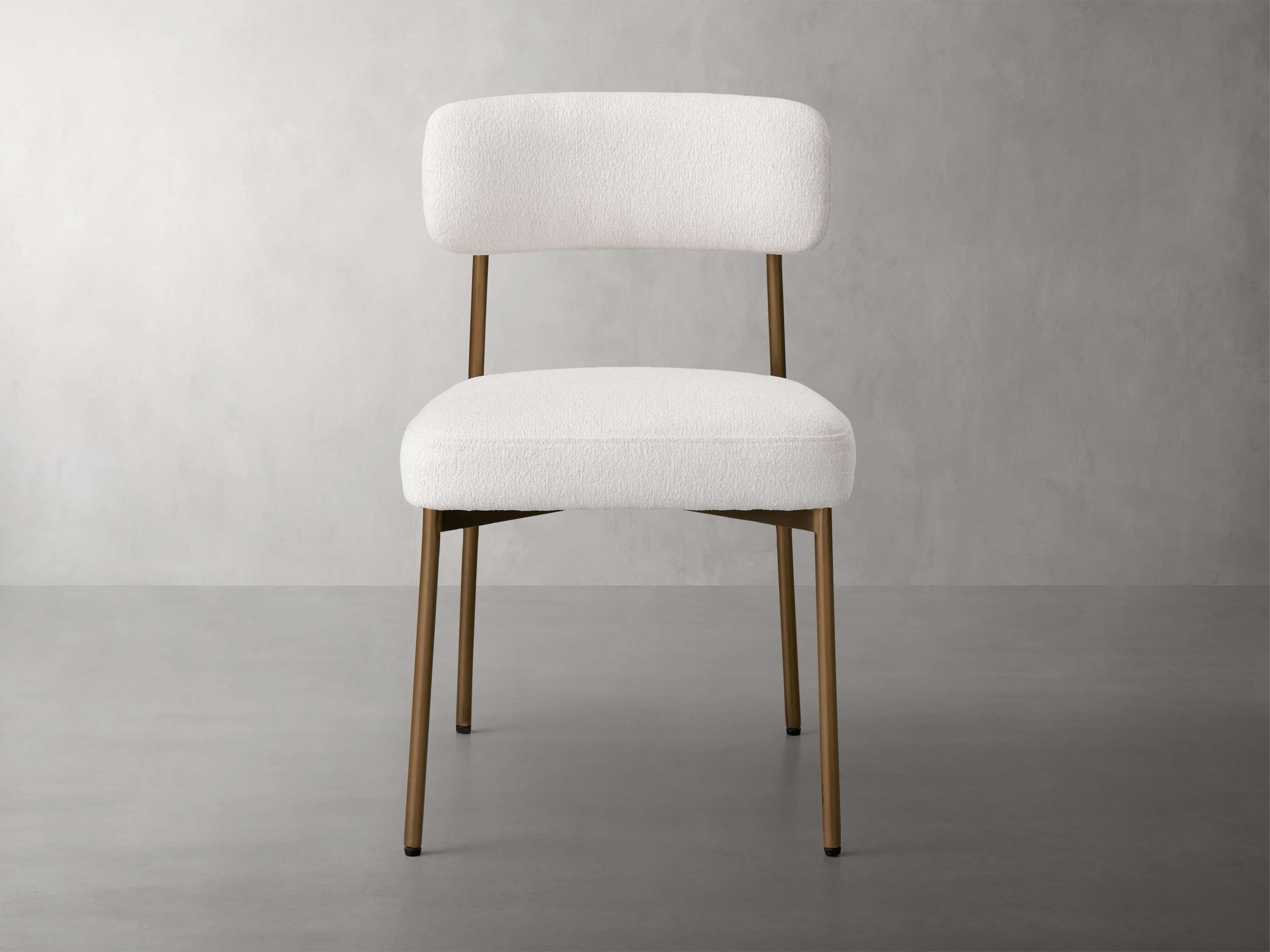 Billie Dining Chair in Antique Brass - Modern Kitchen & Dining Room Furniture - Perfect for Home Decor, Restaurant, and Office Use