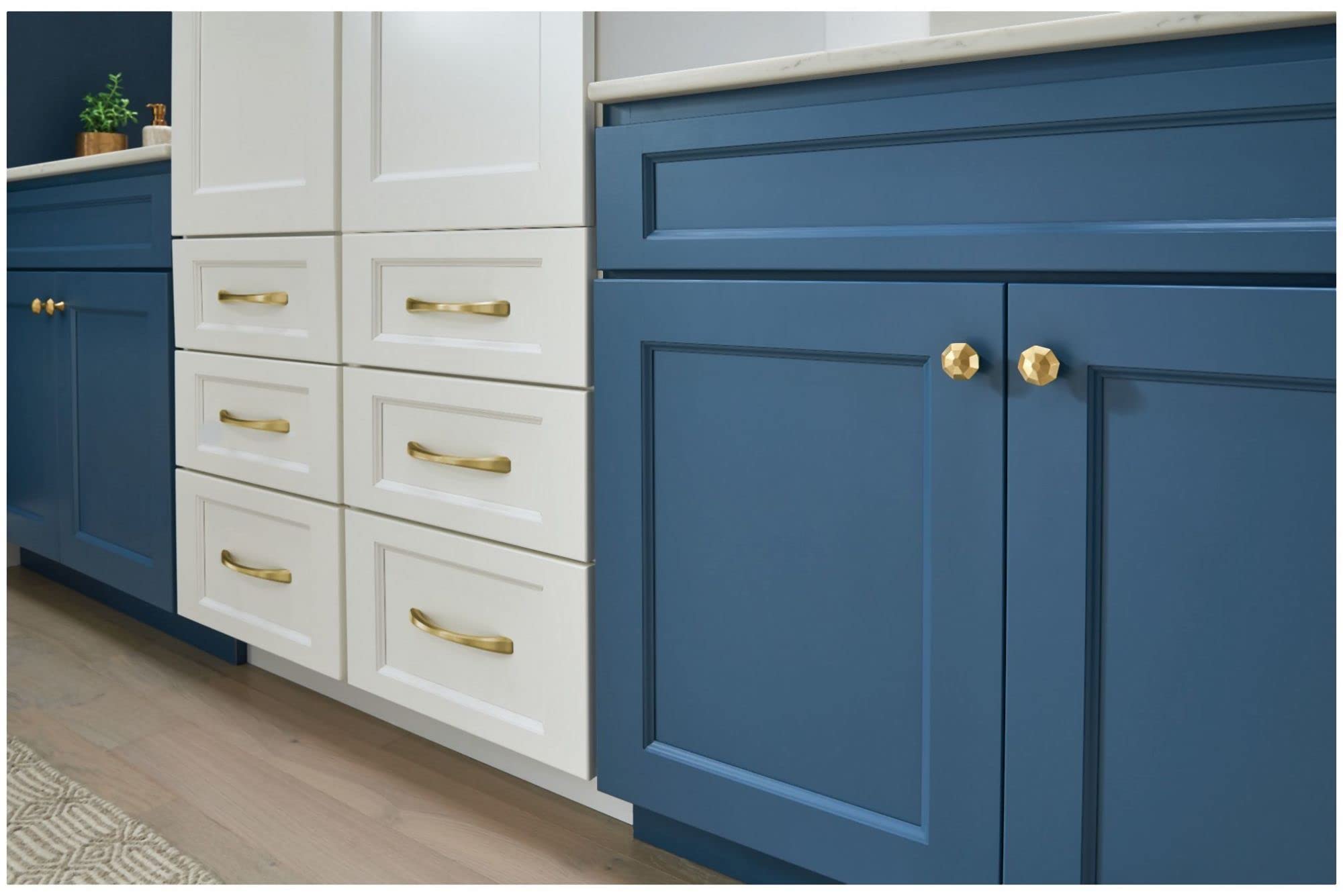 Jeffrey Alexander 678-18DBAC Wheeler 18 Inch Center to Center Arch Appliance Pull - Cabinet & Drawer Handle for Kitchen, Bathroom & Furniture (Brass Finish)