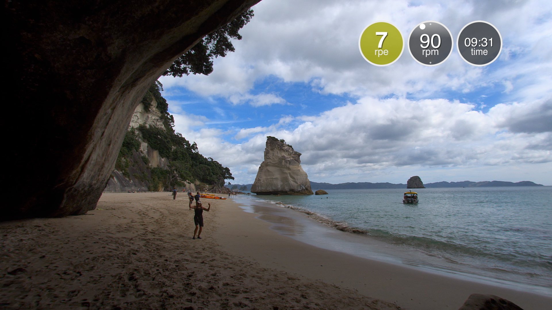 Virtual Active Home Cycling Workout DVD - Scenic New Zealand Bike Ride for Indoor Exercise & Fitness Training - Perfect for Home Gym, Cardio, and Virtual Travel Adventures